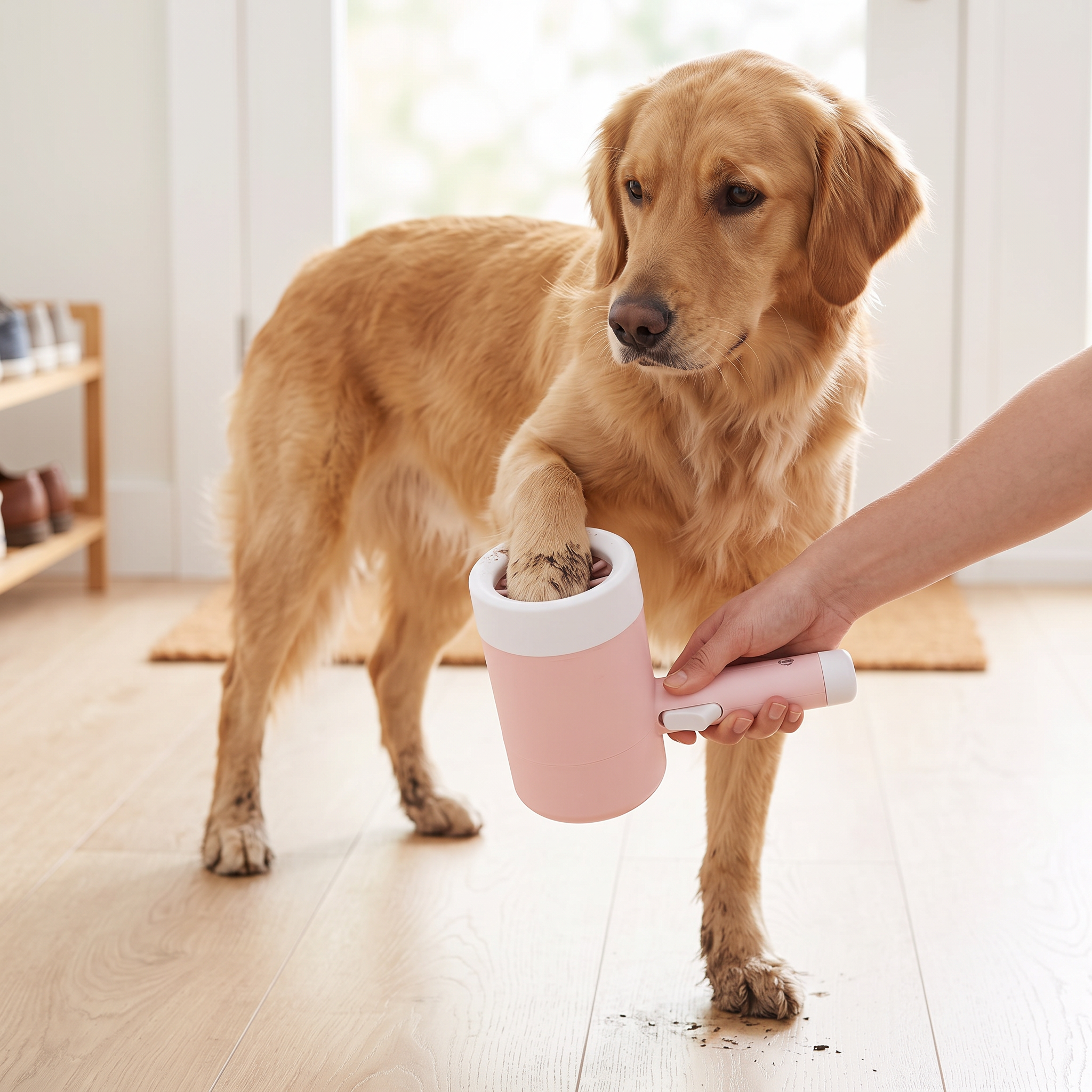 Dog Paw Cleaner Cup - Portable Silicone Paw Washer for Dogs & Cats